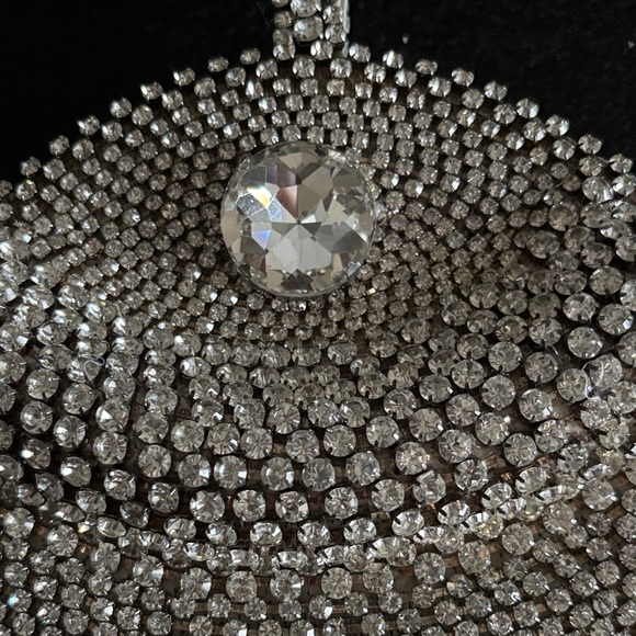 Silver Rhinestone Clutch - Picture 6 of 6
